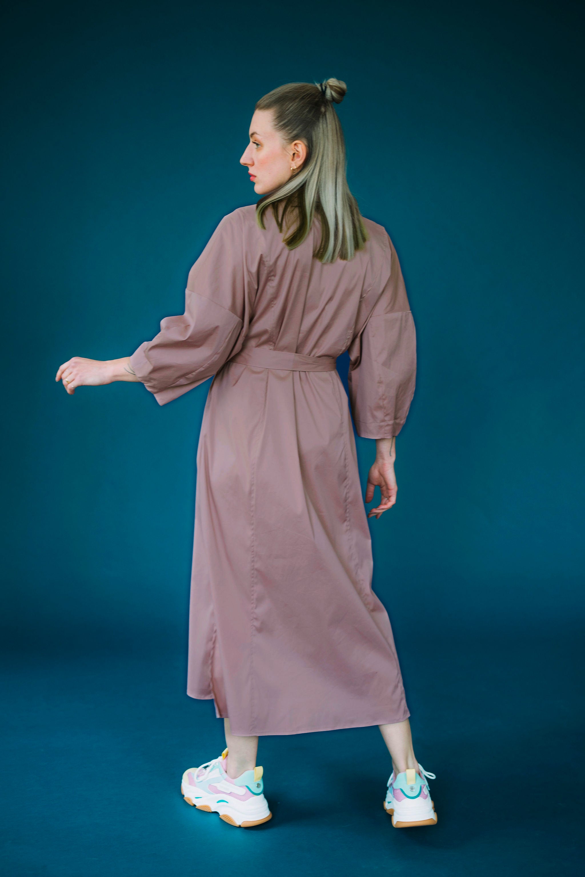 Košilové šaty z popelínu