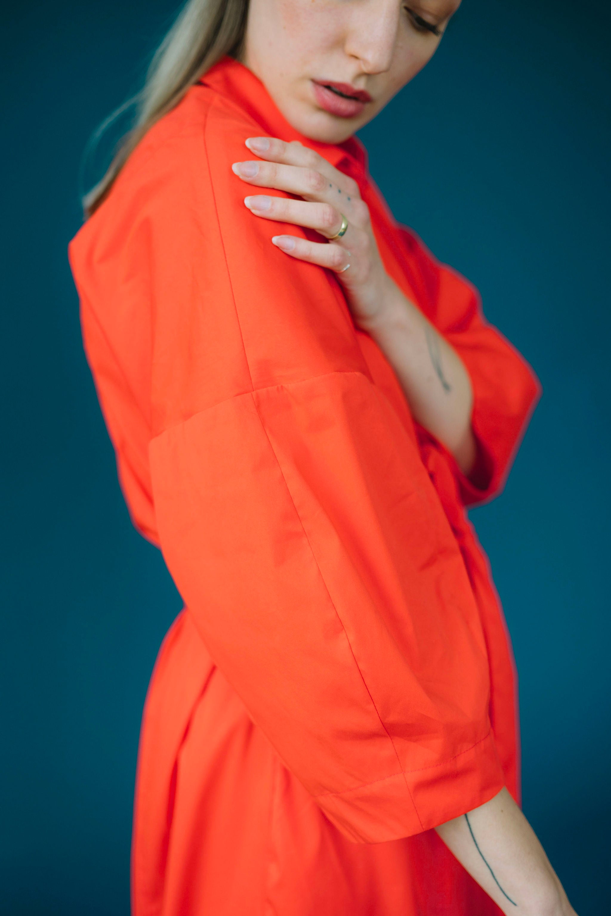 Košilové šaty z popelínu