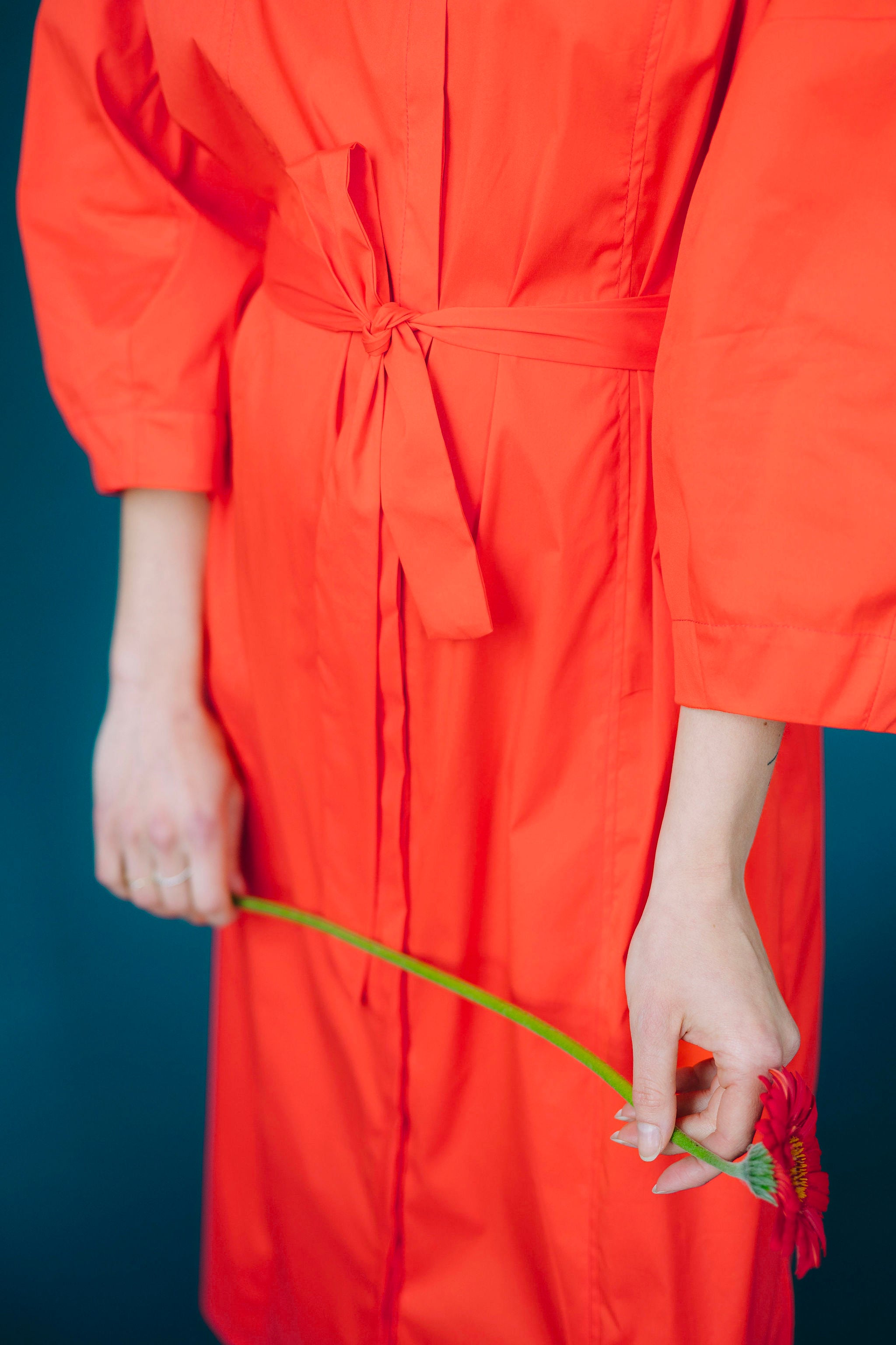 Košilové šaty z popelínu