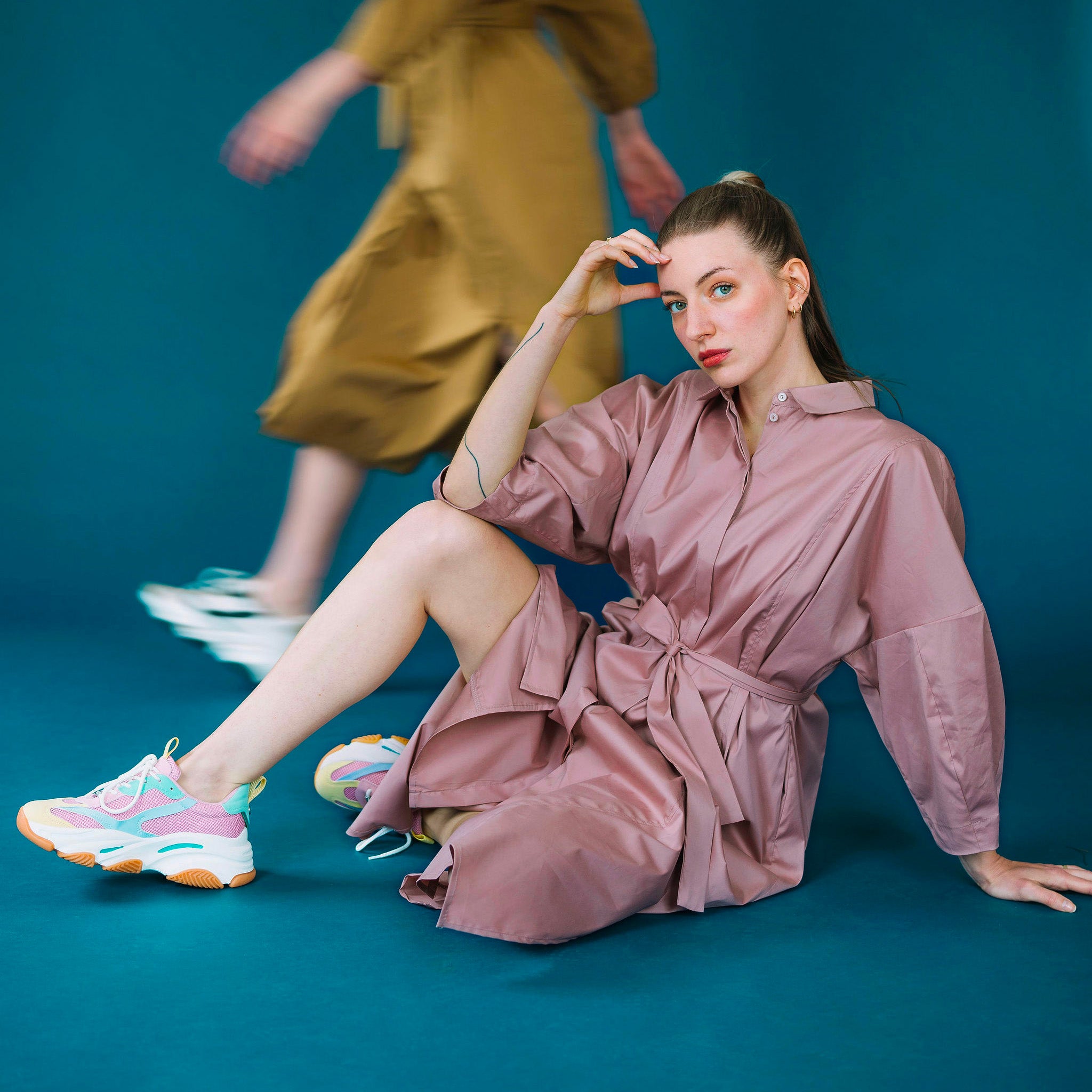 Košilové šaty z popelínu