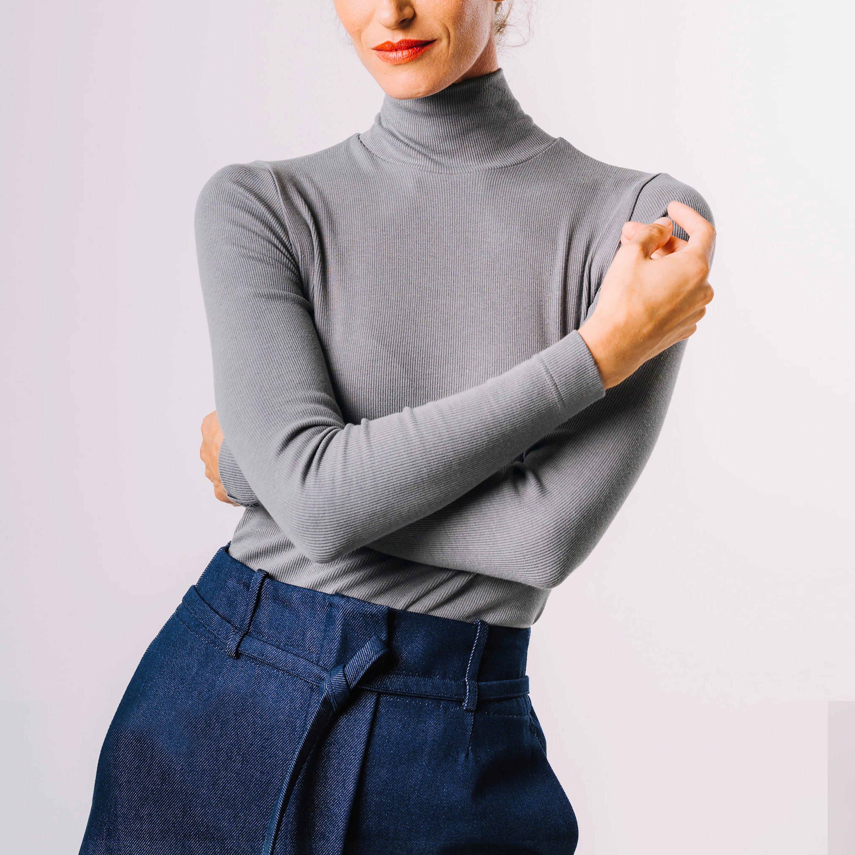 Džínová sukně se zipem