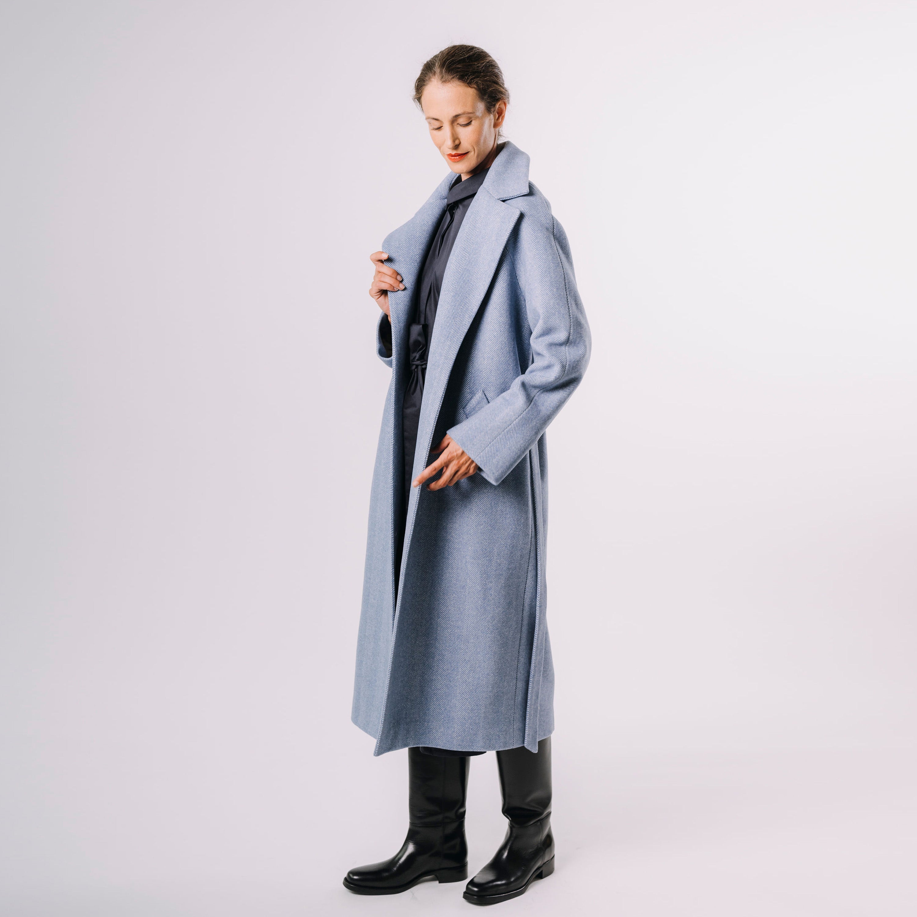 Kabát s raglánovým rukávem