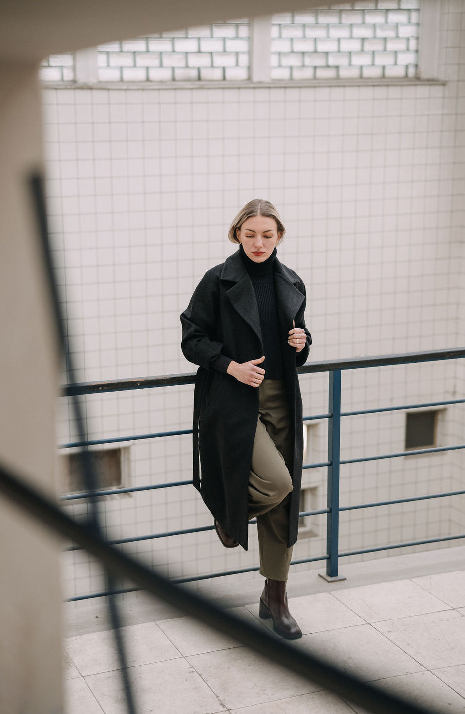 Kabát s raglánovým rukávem