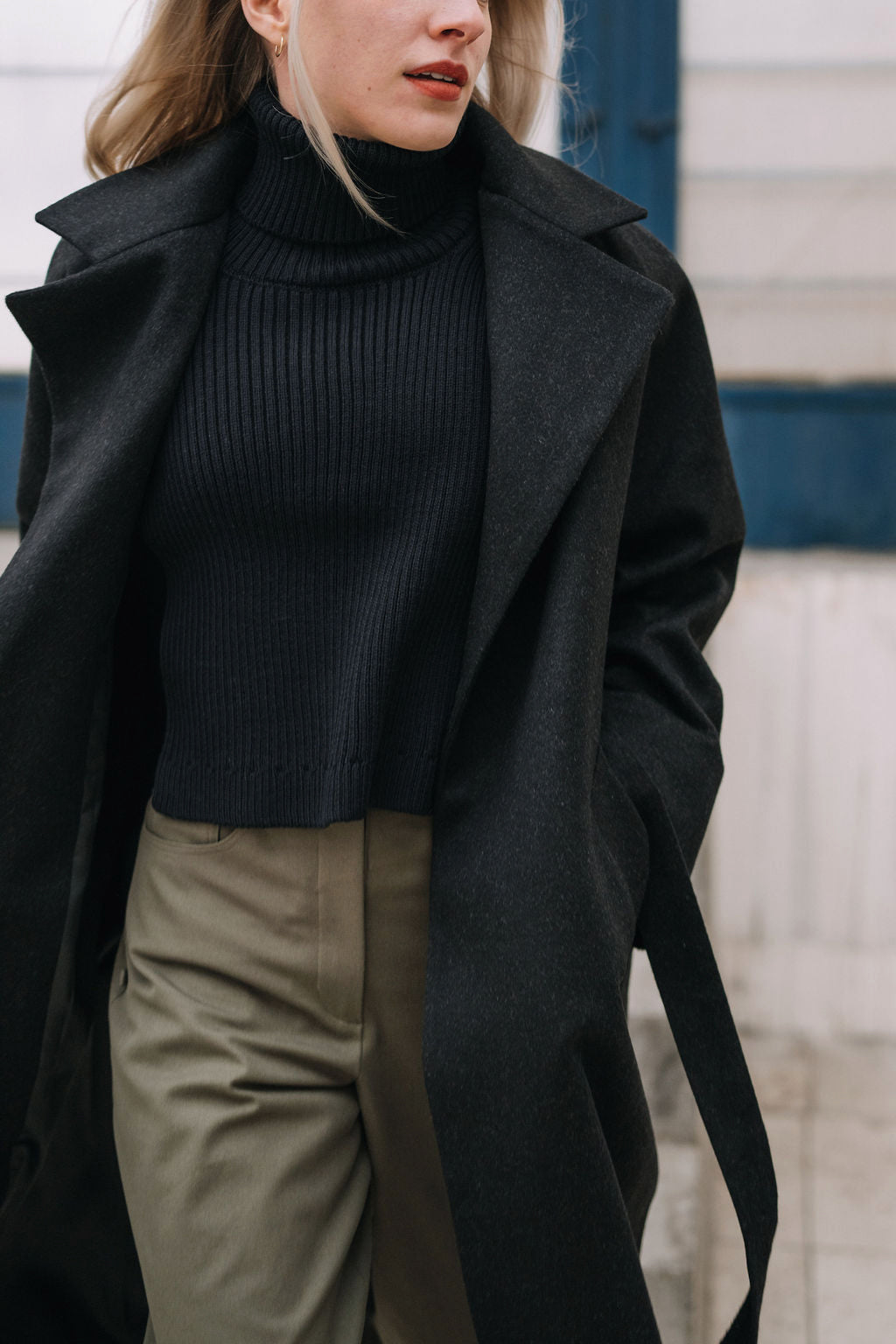 Kabát s raglánovým rukávem