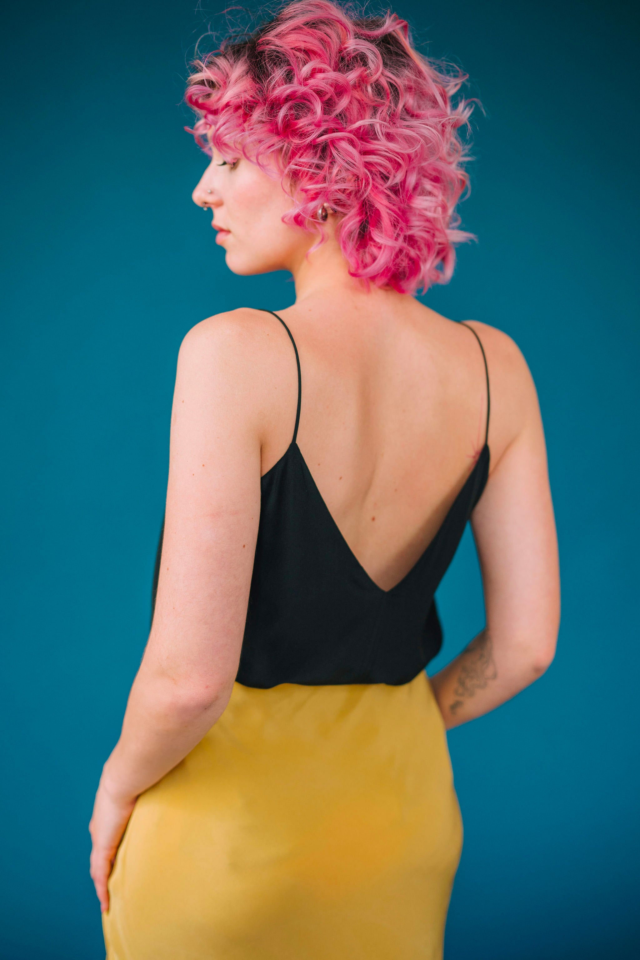 Top na špagetová ramínka