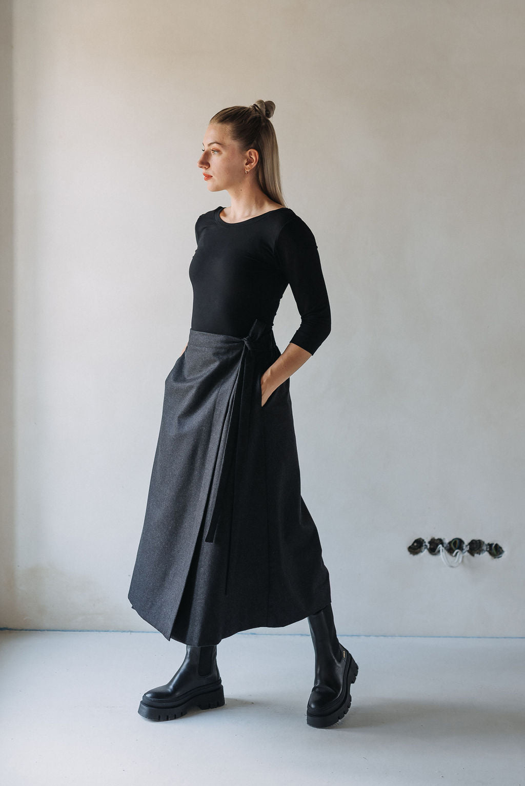 Top s oboustranným výstřihem