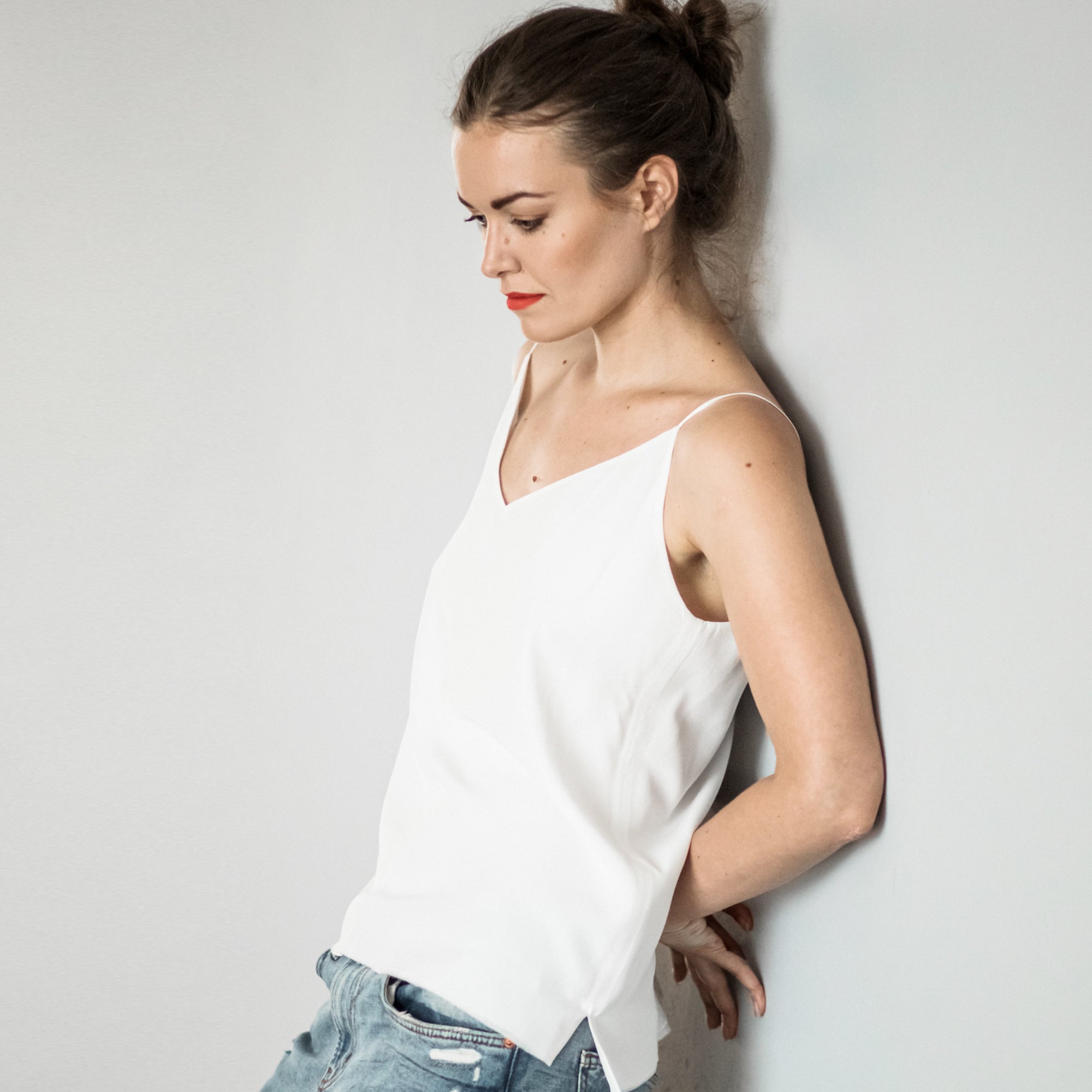 Top na špagetová ramínka